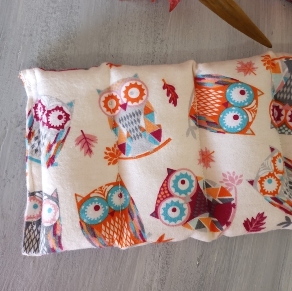 Microwavable Heating Pad Autumn Owls #1 - Picture 3 of 7